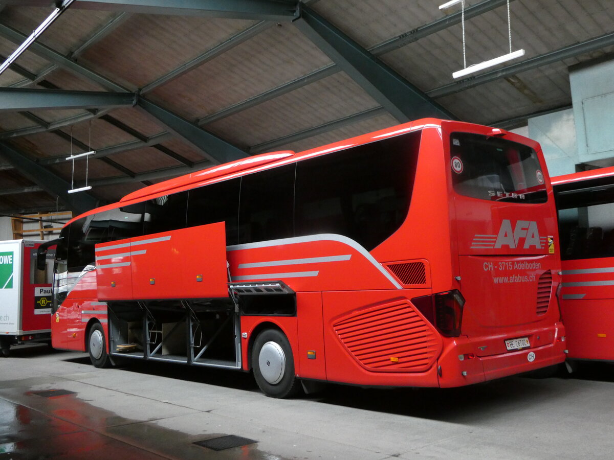 (247'212) - AFA Adelboden - Nr. 15/BE 26'702 - Setra am 14. Mrz 2023 in Adelboden, Busstation