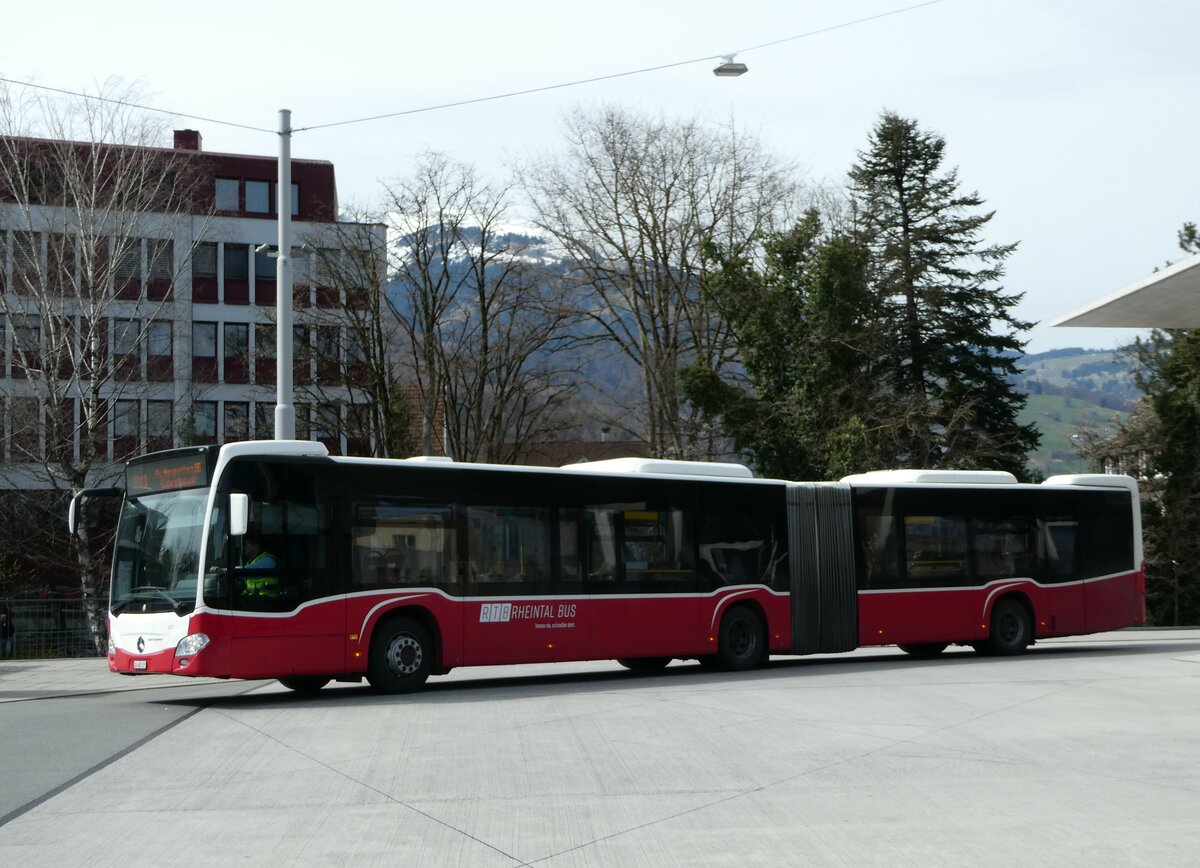 (247'496) - RTB Altsttten - Nr. 927/SG 482'223 - Mercedes (ex Wiener Linien, A-Wien Nr. 8739) am 21. Mrz 2023 beim Bahnhof Buchs