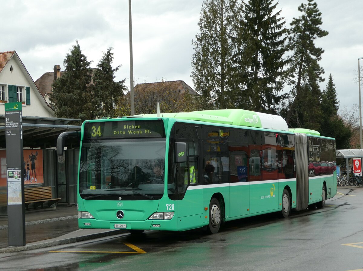 (247'887) - BVB Basel - Nr. 728/BS 6687 - Mercedes am 30. Mrz 2023 in Bottmingen, Schloss