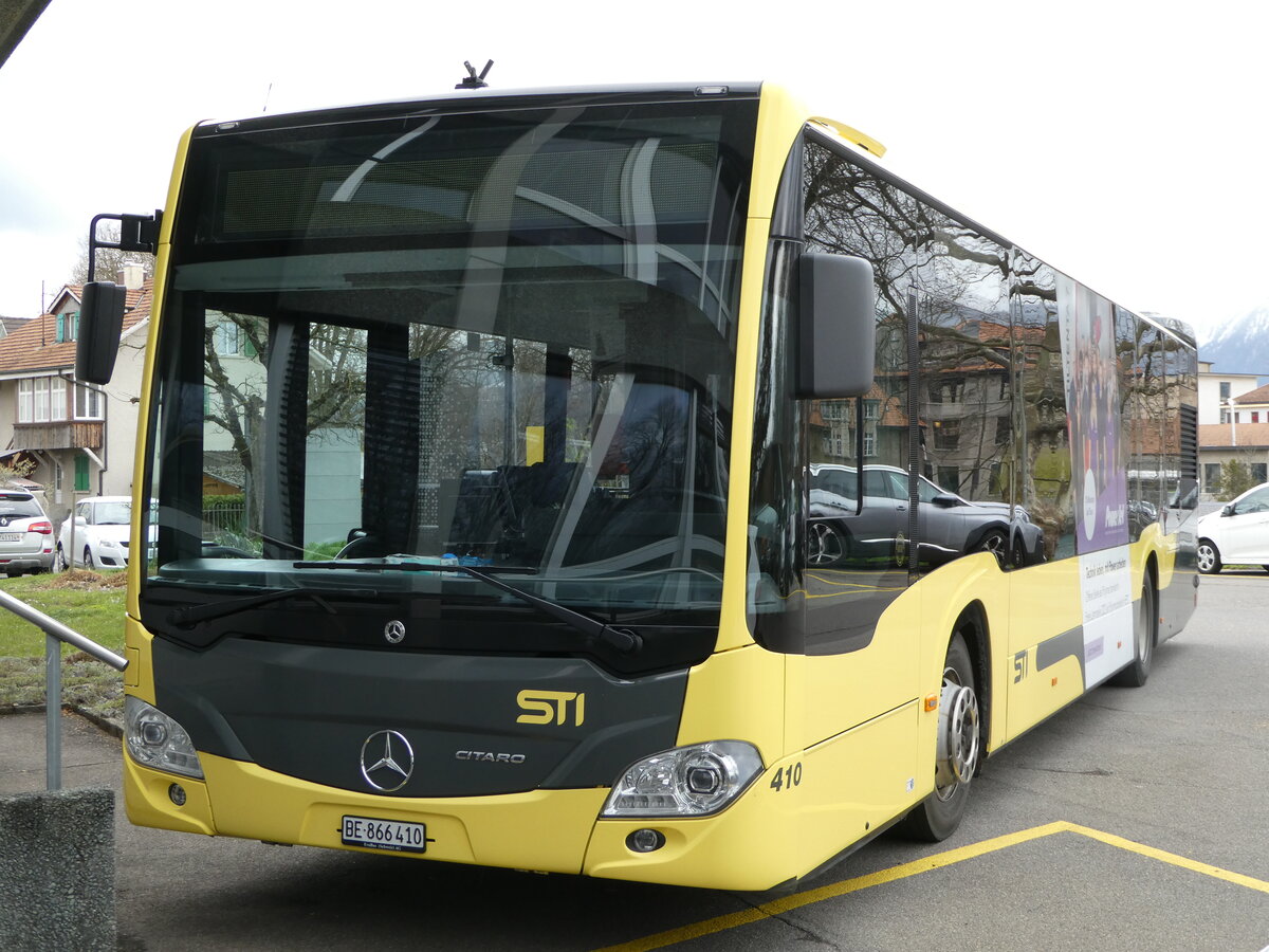 (247'930) - STI Thun - Nr. 410/BE 866'410 - Mercedes am 1. April 2023 in Thun, Garage