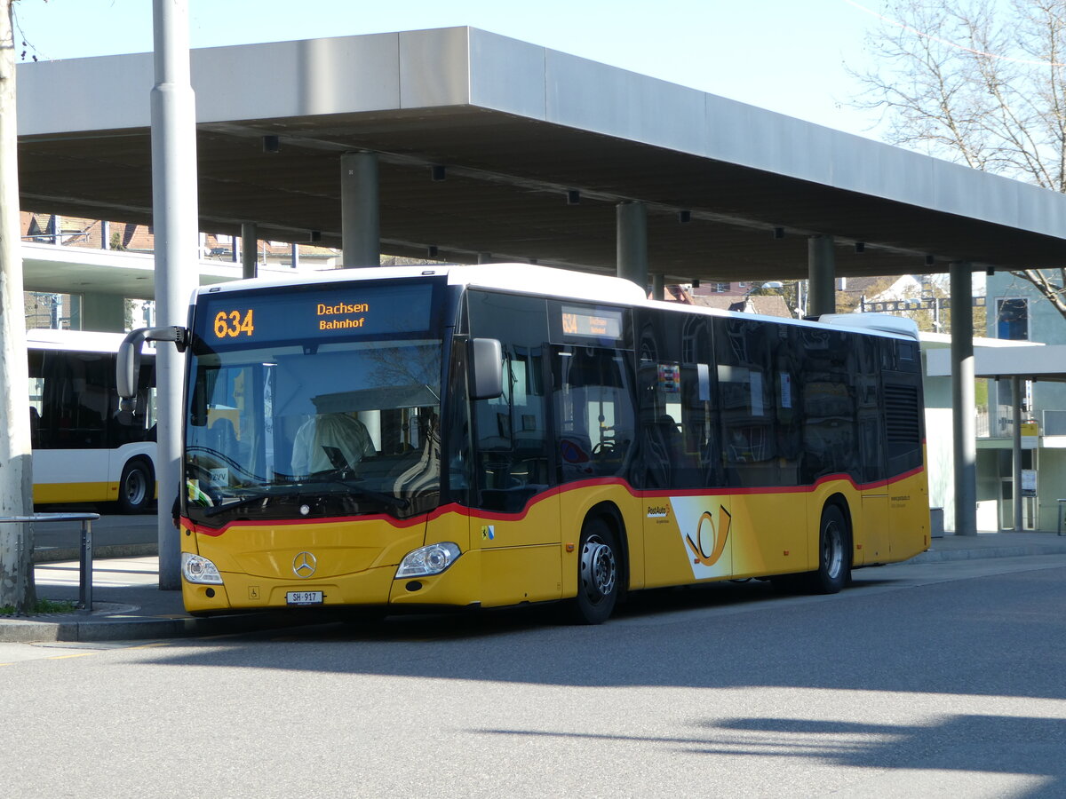 (248'067) - Rattin, Neuhausen - Nr. 396(17)/SH 917/PID 11'237 - Mercedes am 6. April 2023 beim Bahnhof Schaffhausen