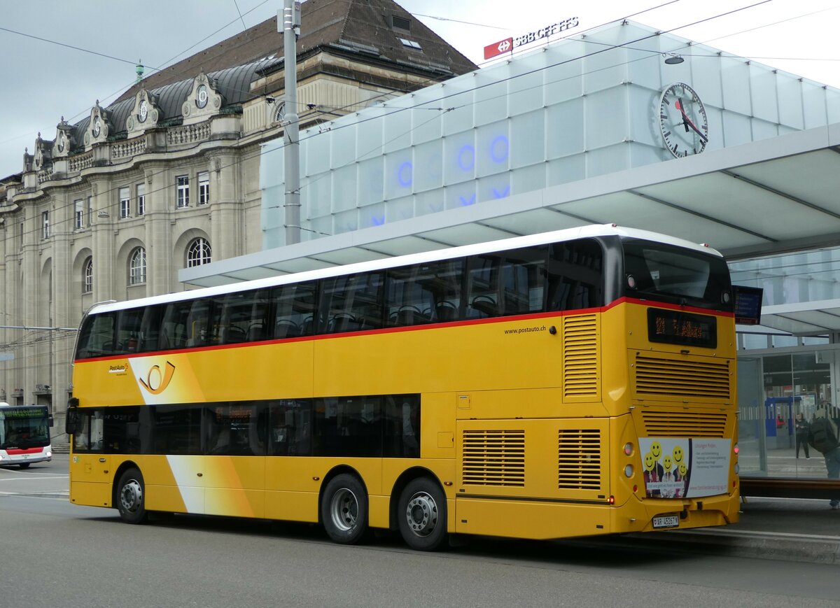 (248'456) - PostAuto Ostschweiz - AR 45'267/PID 11'040 - Alexander Dennis (ex SG 443'913) am 13. April 2023 beim Bahnhof St. Gallen