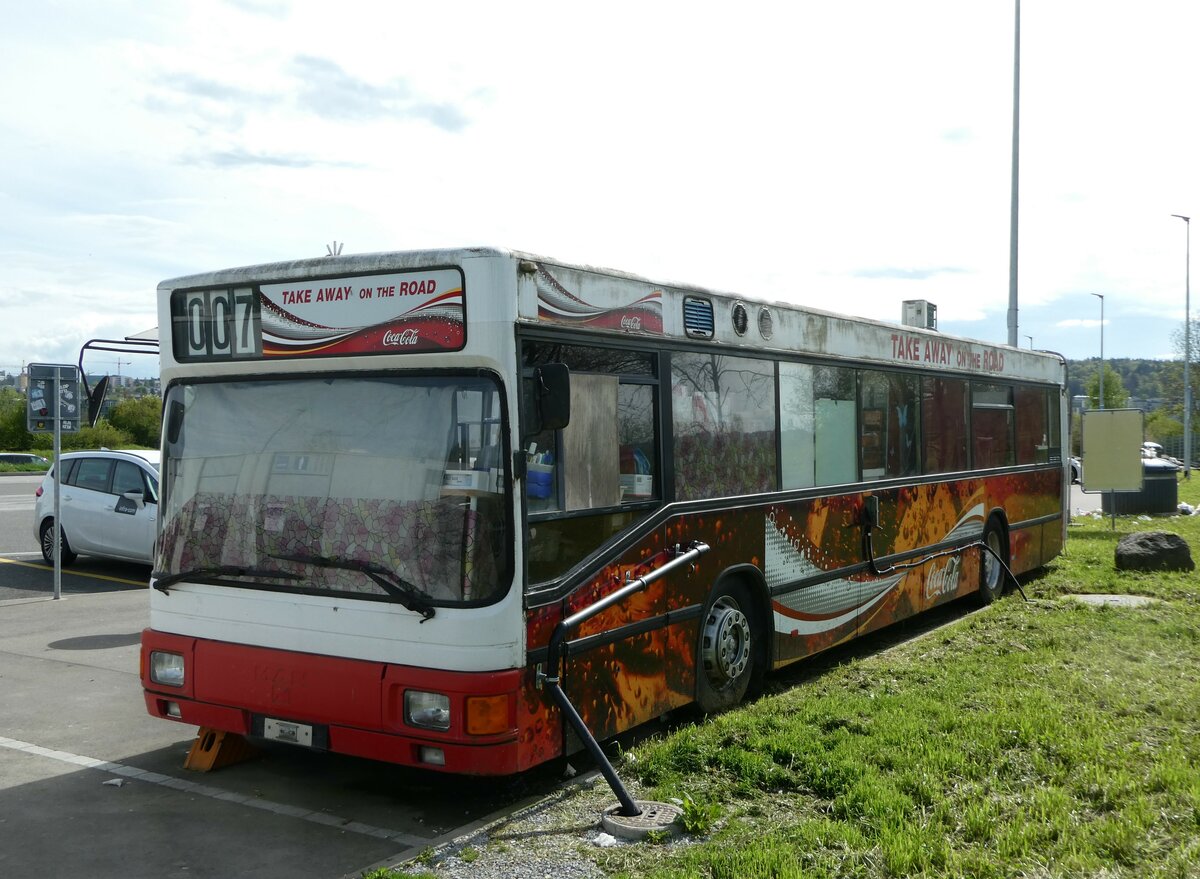 (249'257) - Dressler, Uster - MAN (ex RVBW Wettingen) am 29. April 2023 in Zrich, Rastplatz Bsisee