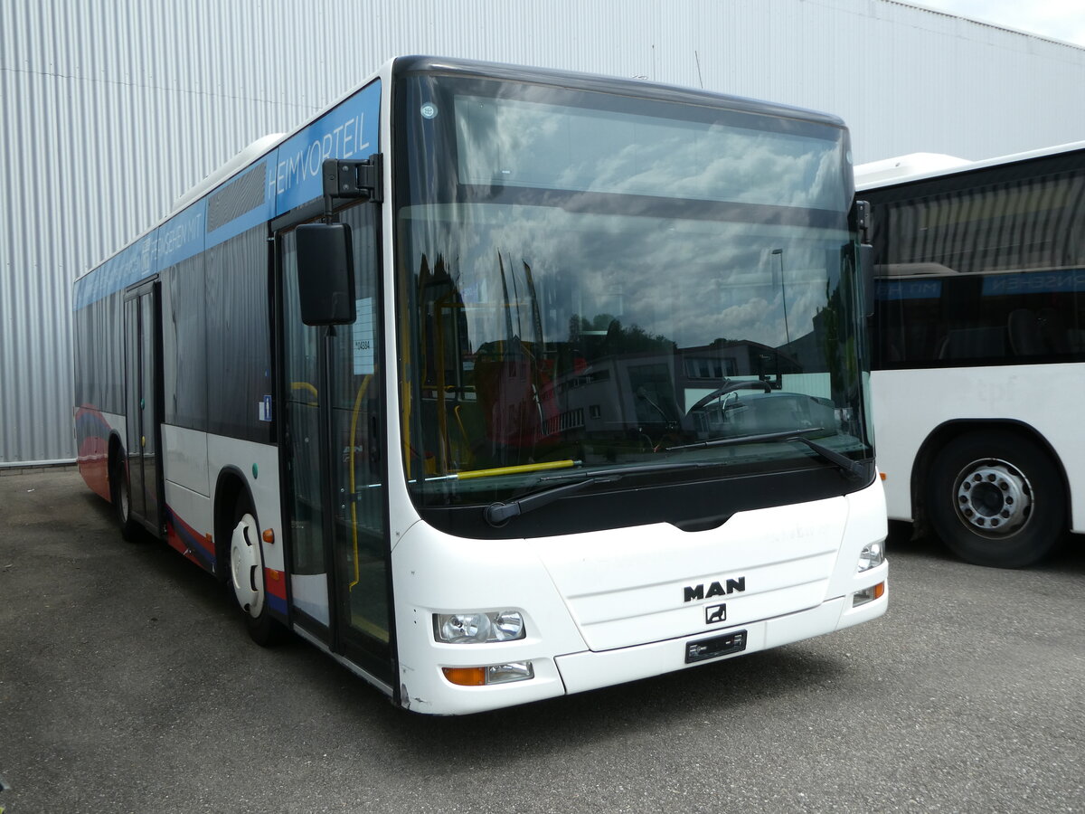 (249'784) - RVBW Wettingen - Nr. 91 - MAN/Gppel am 6. Mai 2023 in Winterthur, EvoBus