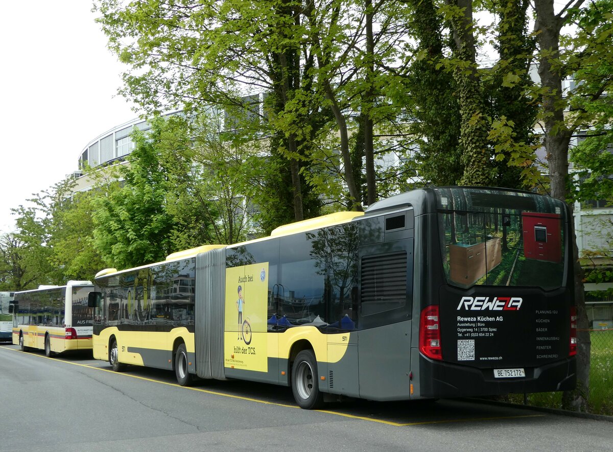 (249'830) - STI Thun - Nr. 172/BE 752'172 - Mercedes am 9. Mai 2023 bei der Schifflndte Thun