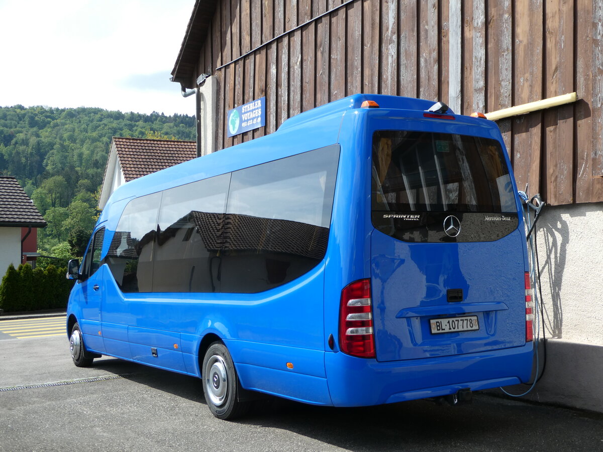 (250'159) - Scherrer, Duggingen - BL 107'778 - Mercedes am 18. Mai 2023 in Develier, Garage Stebler