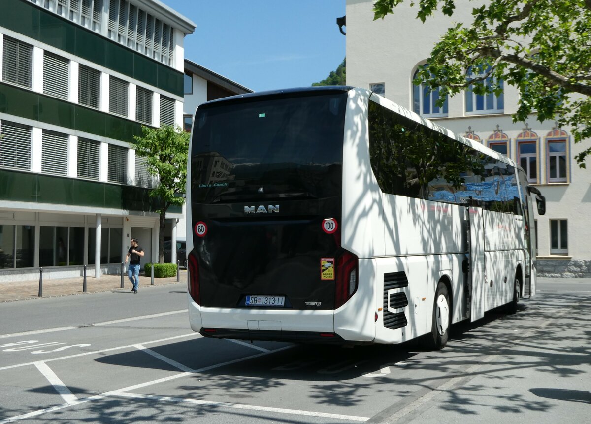 (250'782) - Aus Kroatien: Baltik, Samobor - SB 1313-II - MAN am 30. Mai 2023 in Vaduz, Stdtle