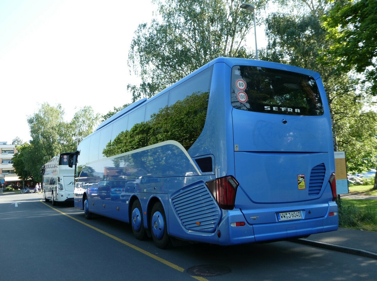 (251'360) - Aus Deutschland: Jung Bus, Hachenburg - WW-J 6040 - Setra am 11. Juni 2023 in Thun, Lachen