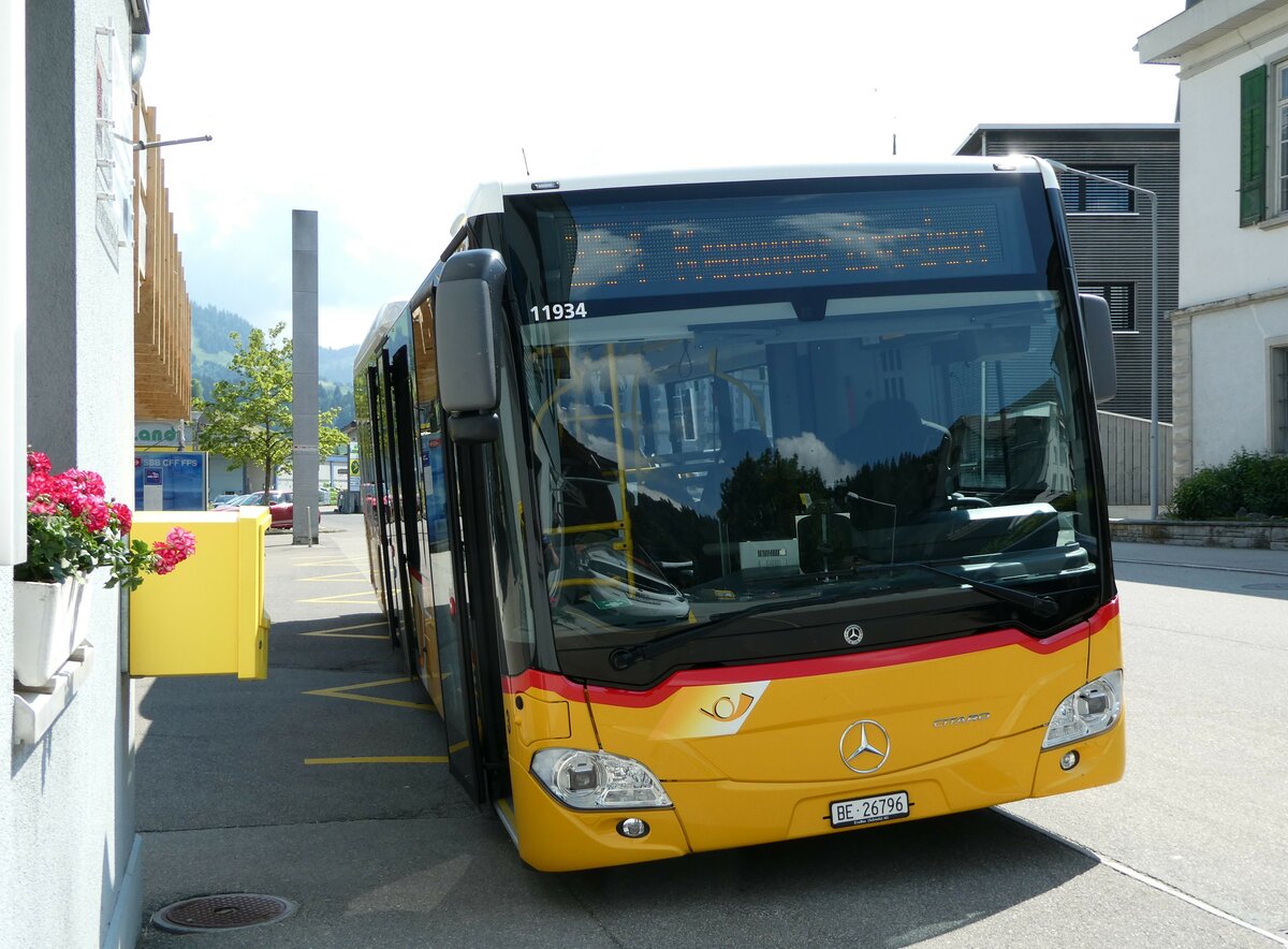 (251'393) - ASK Schangnau - Nr. 3/BE 26'796/PID 11'934 - Mercedes am 11. Juni 2023 beim Bahnhof Escholzmatt