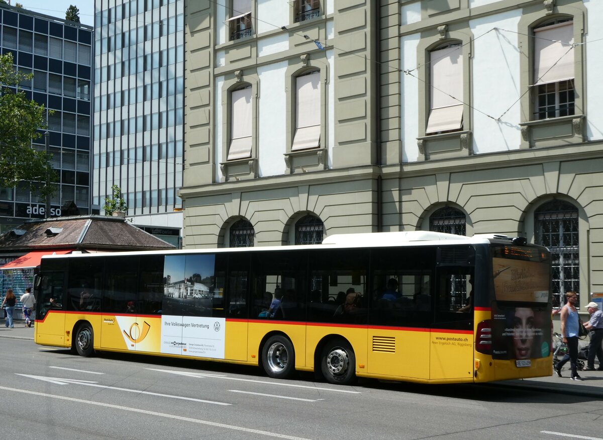 (251'644) - Engeloch, Riggisberg - Nr. 12/BE 520'405/PID 4713 - Mercedes (ex PostAuto Bern) am 17. Juni 2023 beim Bahnhof Bern