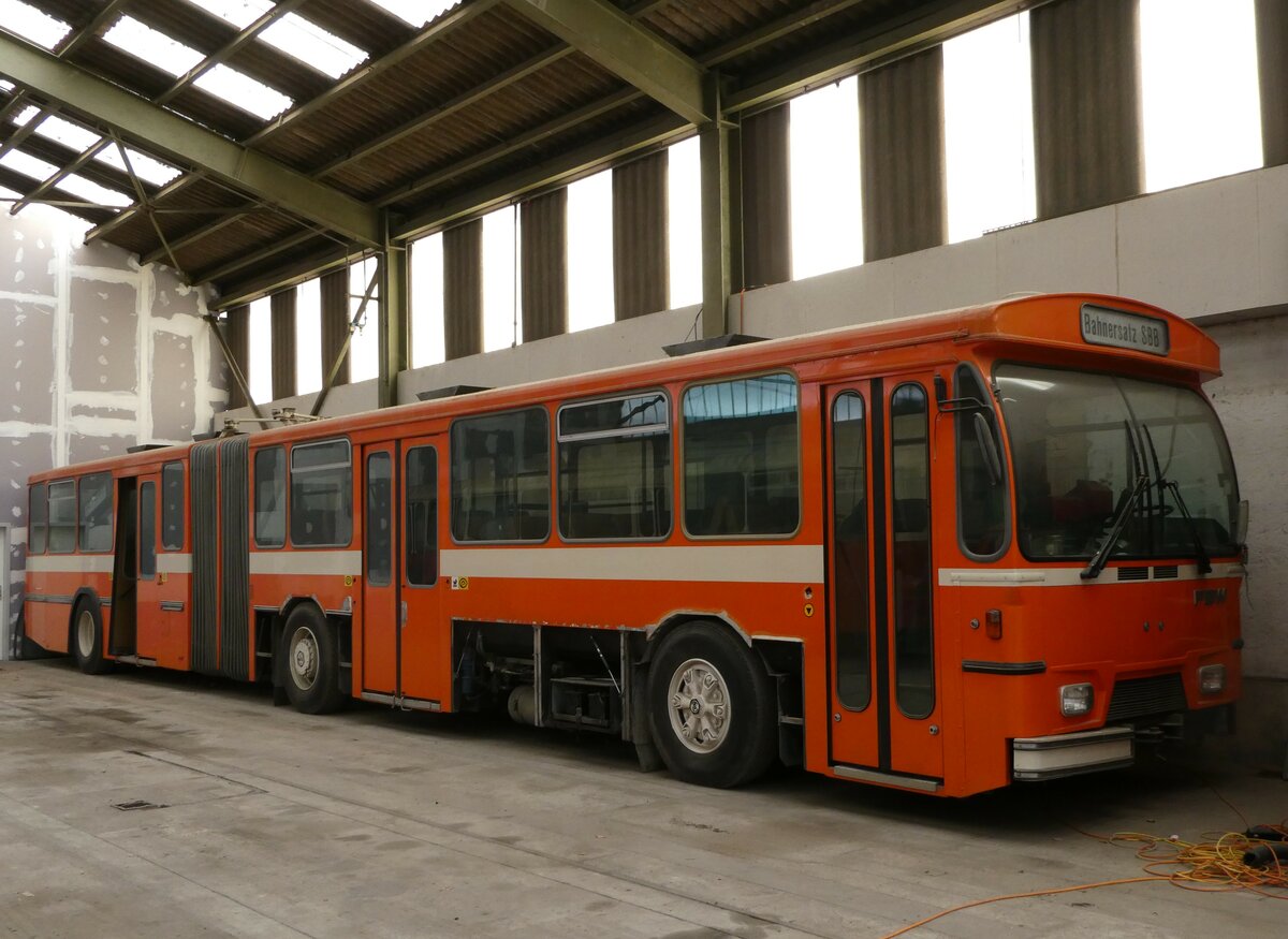 (251'755) - ZVB Zug (RWB) - Nr. 48 - FBW/Hess (ex RhV Altsttten Nr. 102) am 18. Juni 2023 in Oberburg, Ziegelgut