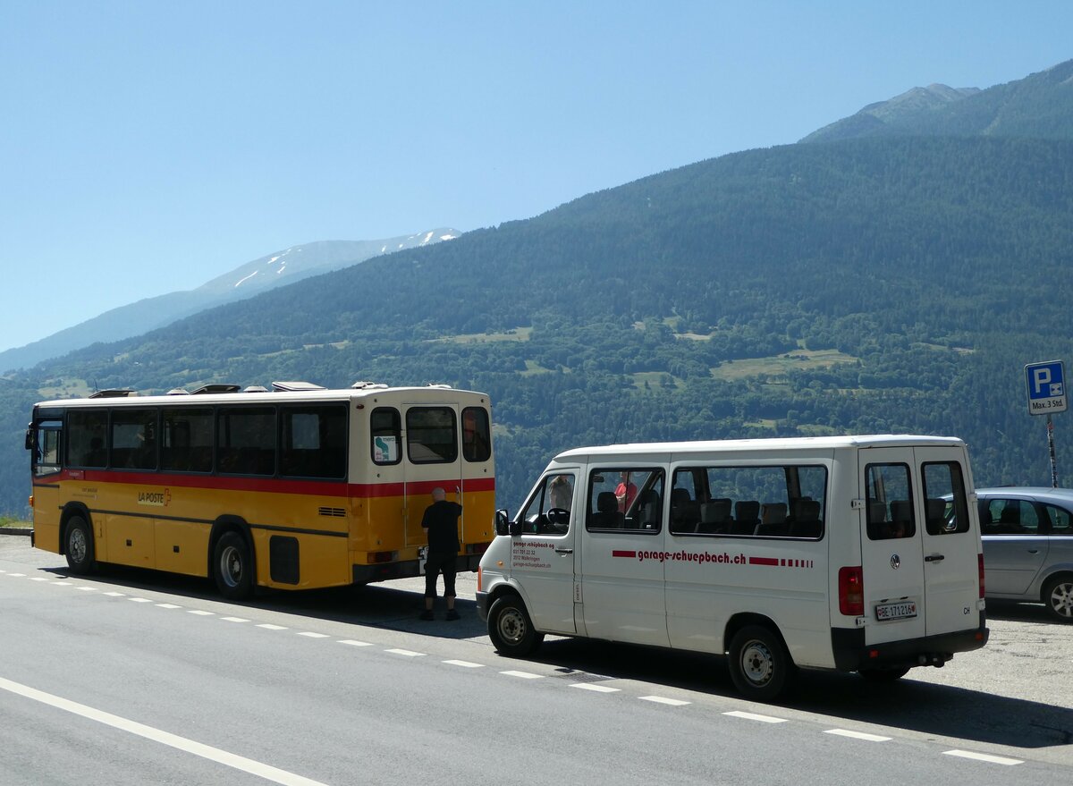 (252'040) - Oser, Brchen - VS 93'575 - NAW/Lauber (ex Epiney, Ayer PID 1076) + Schpbach, Walkringen - BE 171'216 - VW am 25. Juni 2023 bei Hohtenn