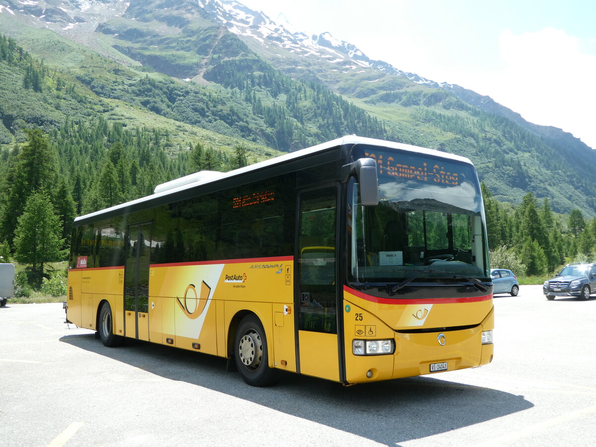 (252'110) - Jaggi, Kippel - Nr. 25/VS 24'043/PID 5056 - Irisbus am 26. Juni 2023 auf der Fafleralp