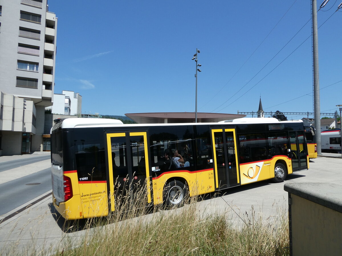 (252'431) - Wohlgemuth, Hochwald - SO 189'001/PID 11'092 - Mercedes am 7. Juli 2023 beim Bahnhof Laufen