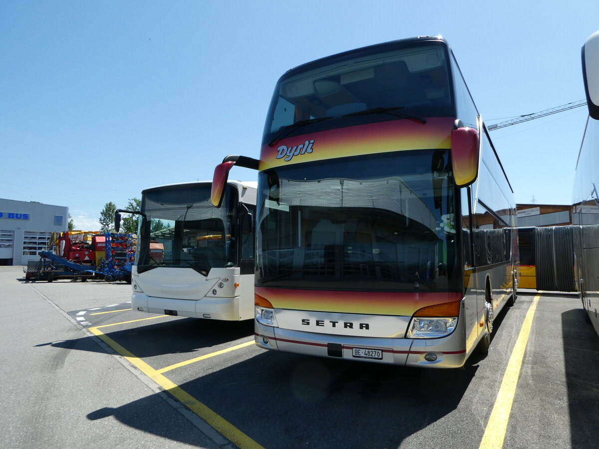 (252'514) - Dysli, Bern - Nr. 26/BE 48'270 - Setra am 8. Juli 2023 in Kerzers, Interbus