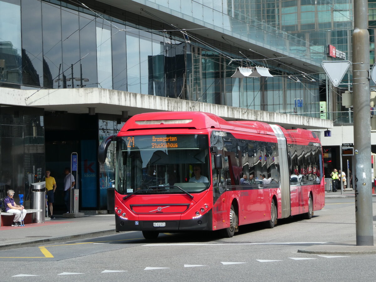 (252'790) - Bernmobil, Bern - Nr. 873/BE 832'873 - Volvo am 19. Juli 2023 beim Bahnhof Bern