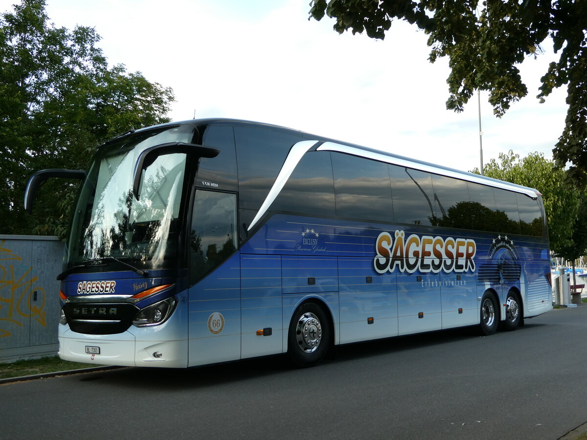 (252'846) - Sgesser, Wintersingen - Nr. 4/BL 7301 - Setra am 20. Juli 2023 in Thun, Strandbad