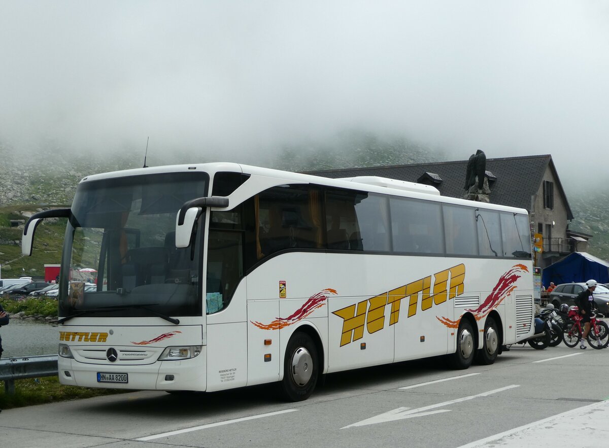 (252'870) - Aus Deutschland: Hettler, Eppingen - HN-AA 8200 - Mercedes am 23. Juli 2023 in Gotthard, Passhhe