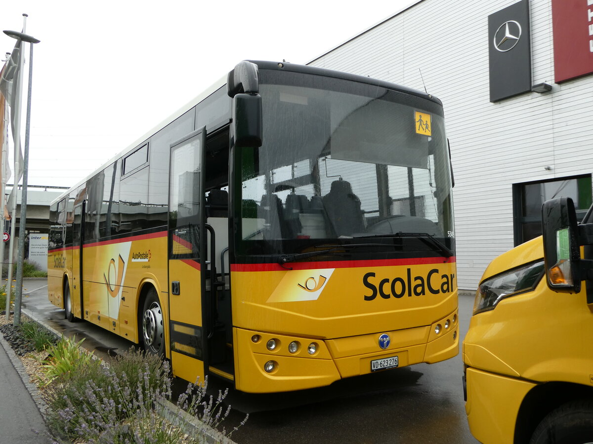 (253'163) - CarPostal Ouest - VD 523'276/PID 5349 - Temsa (ex Autopostale, Mendrisio; ex AutoPostale Ticino) am 29. Juli 2023 in Kerzers, Interbus