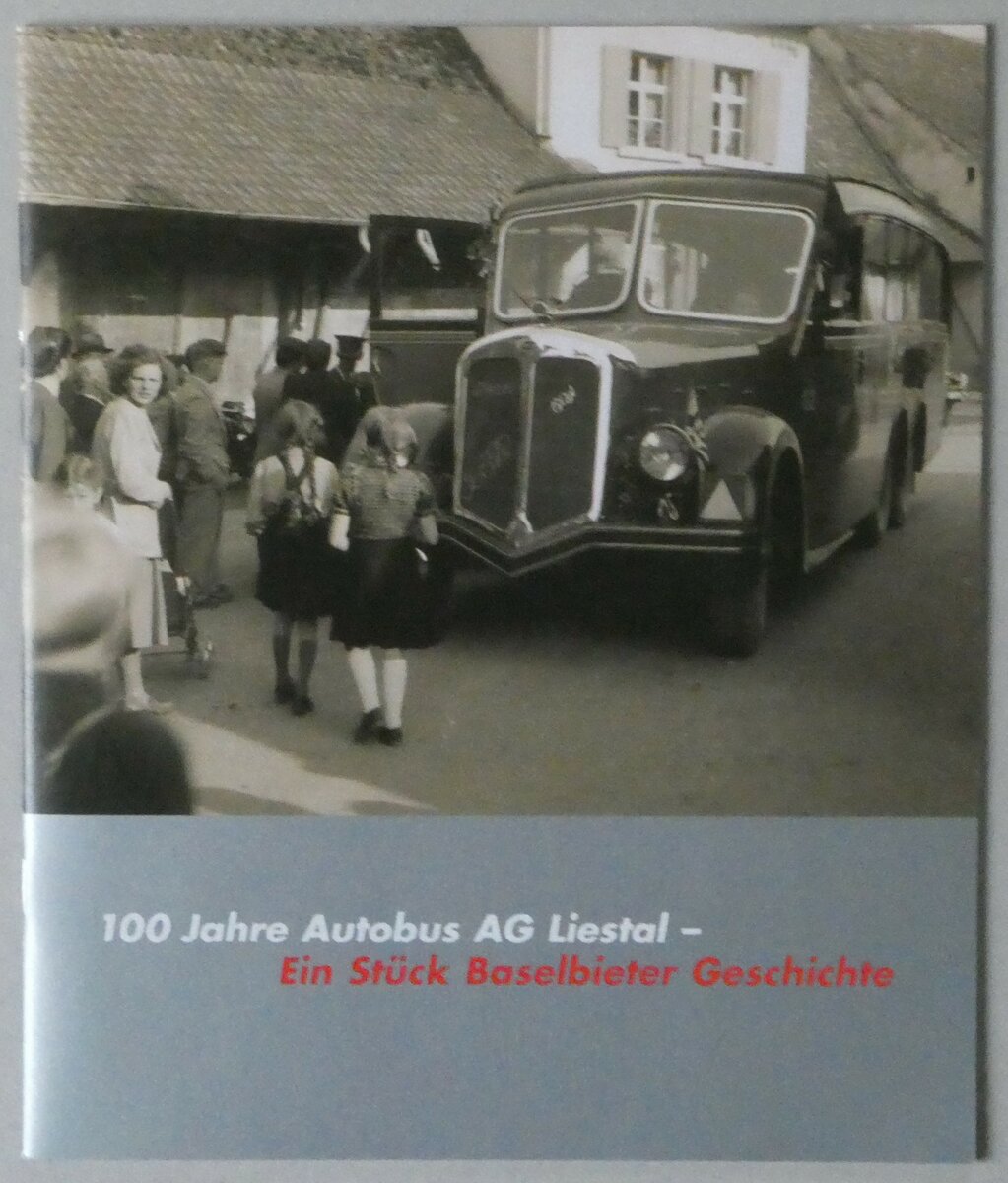 (253'456) - 100 Jahre Autobus AG Liestal  - Ein Stck Baselbieter Geschichte - am 6. August 2023 in Thun