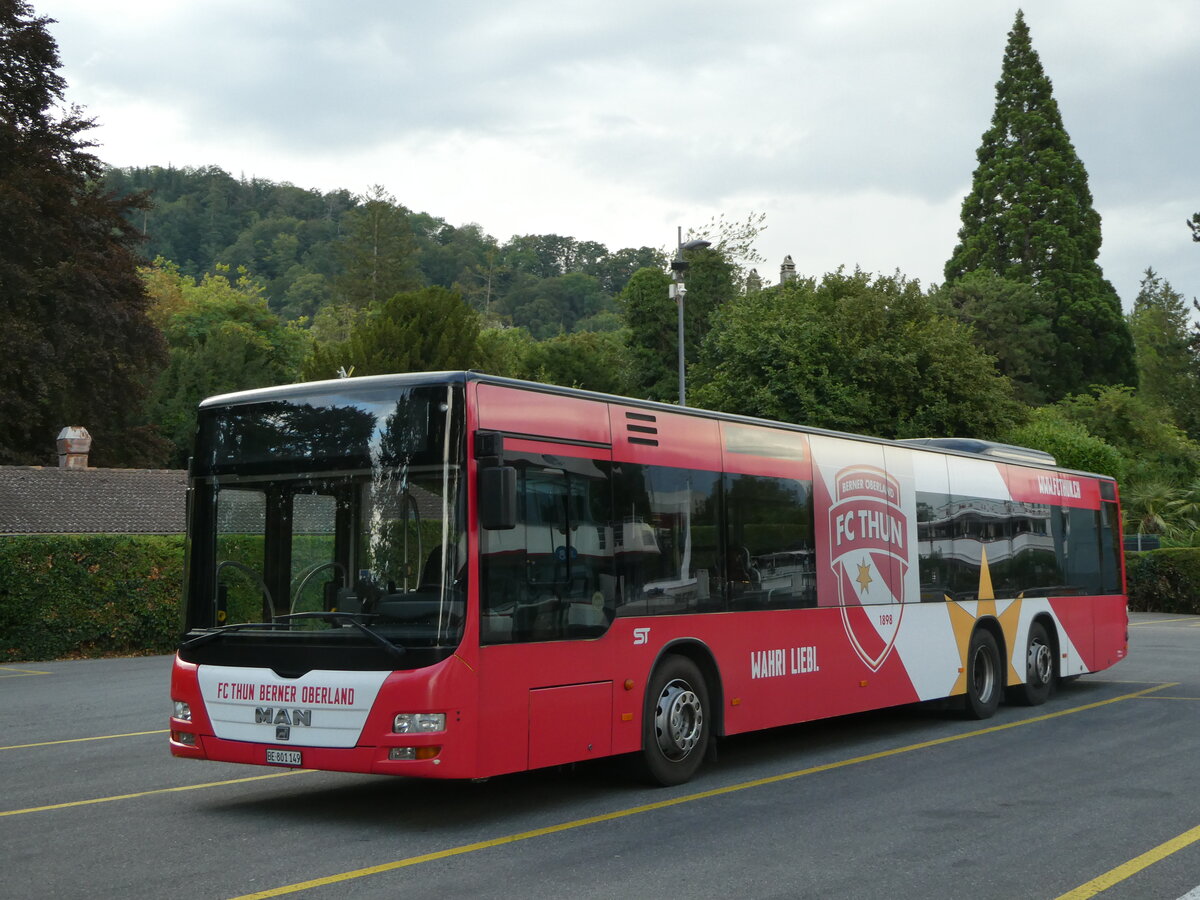 (253'656) - STI Thun - Nr. 149/BE 801'149 - MAN am 12. August 2023 bei der Schifflndte Thun