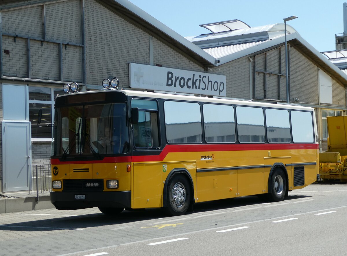 (253'876) - Bchi, Wil - TG 44'951 - NAW/Hess (ex Kng, Beinwil PID 952; ex Voegtlin-Meyer, Brugg Nr. 79) am 18. August 2023 in Wil, BrockiShop 