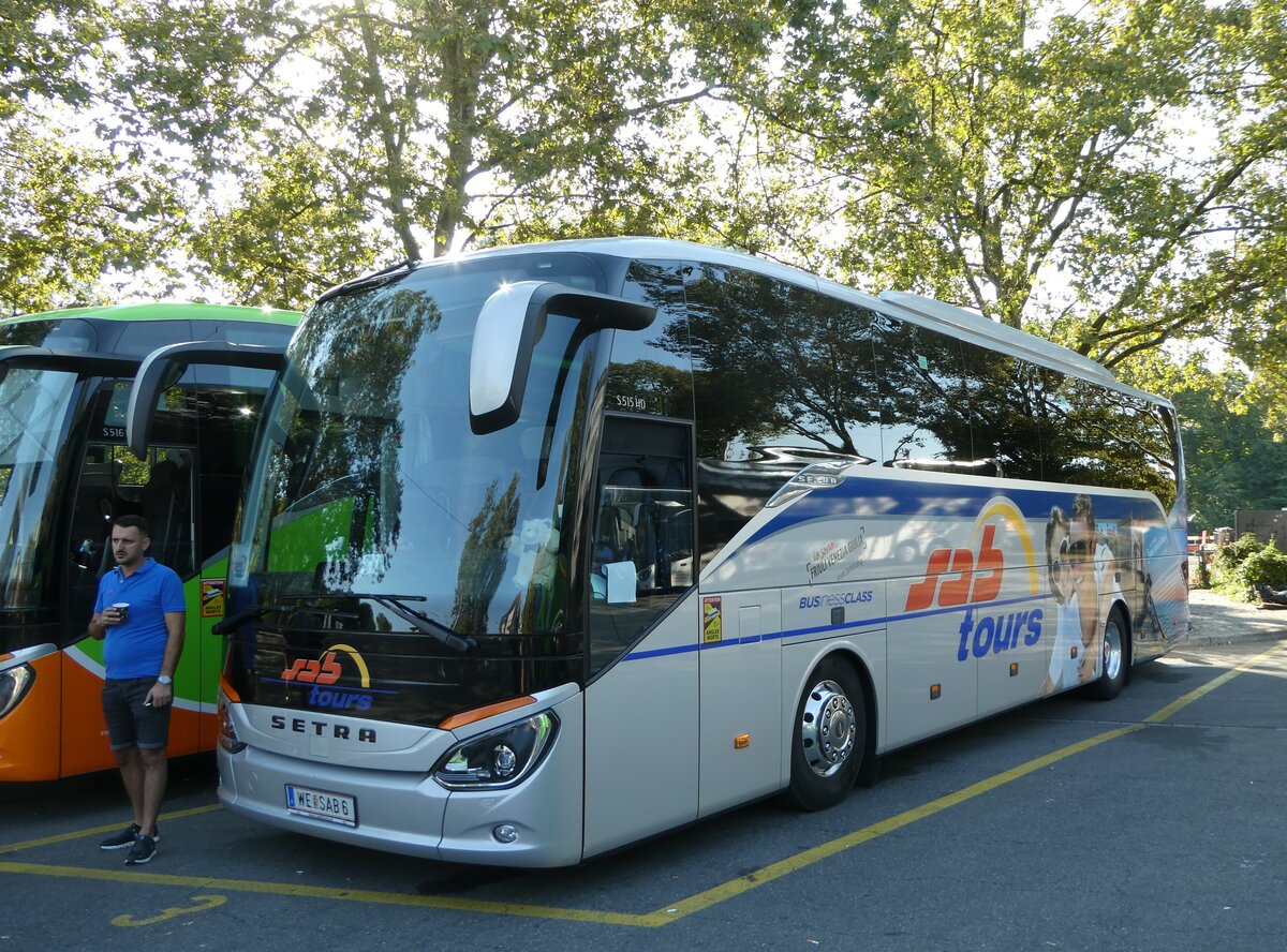 (253'897) - Aus Oesterreich: Sabtours, Wels - WE SAB 6 - Setra am 19. August 2023 in Zrich, Sihlquai 