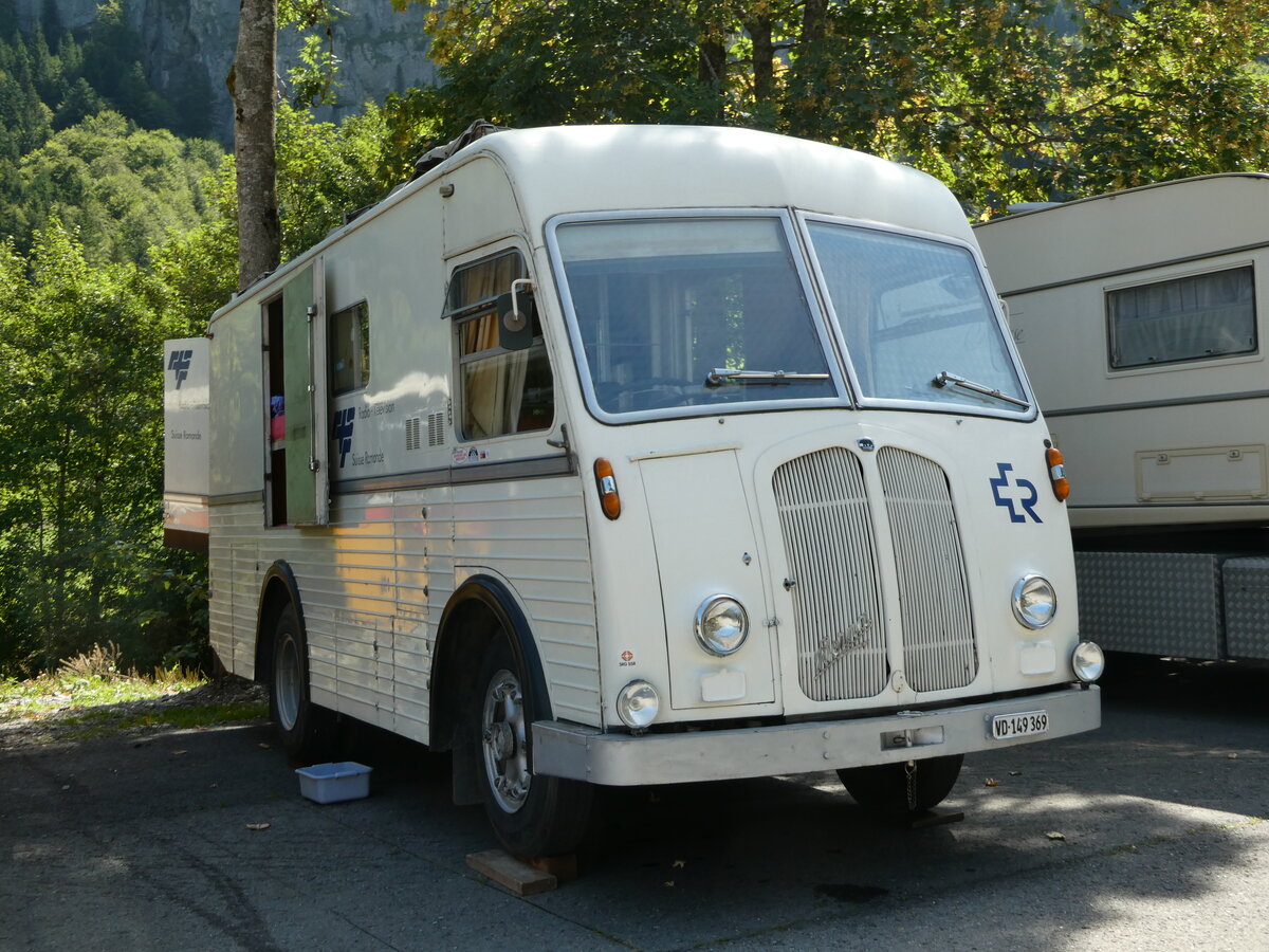 (253'961) - Gertsch, Wollerau - VD 149'369 - Berna (ex SSR, Lausanne) am 19. August 2023 in Hoch-Ybrig, Talstation Weglosen