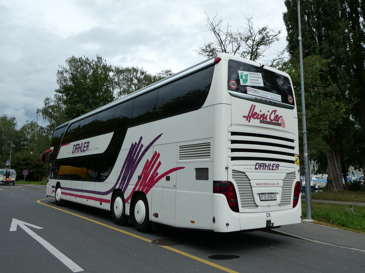 (254'279) - Heini Car, Wngi - Nr. 1/TG 8384 - Setra am 27. August 2023 in Thun, Lachen