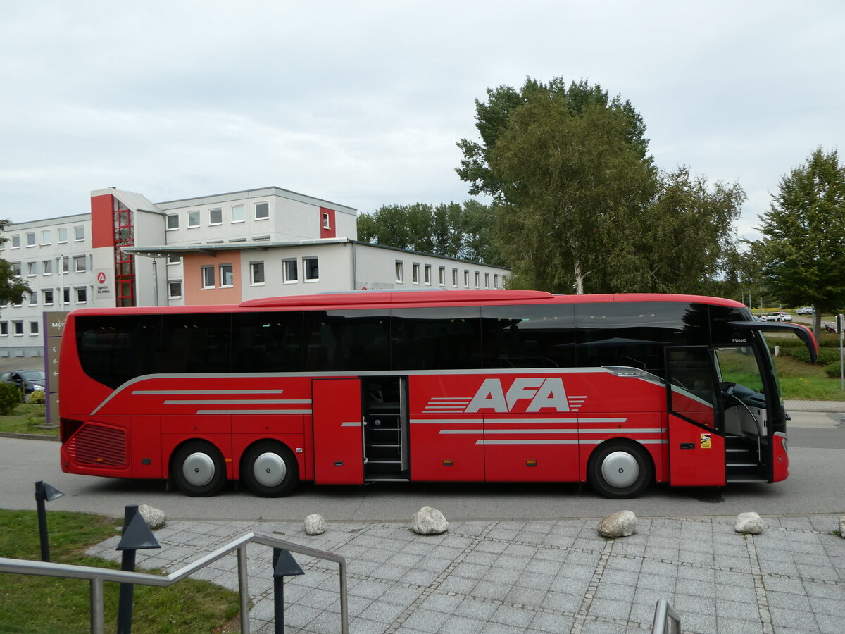 (254'384) - Aus der Schweiz: AFA Adelboden - Nr. 16/BE 21'181 - Setra am 30. August 2023 in Greifswald, Mercure Hotel