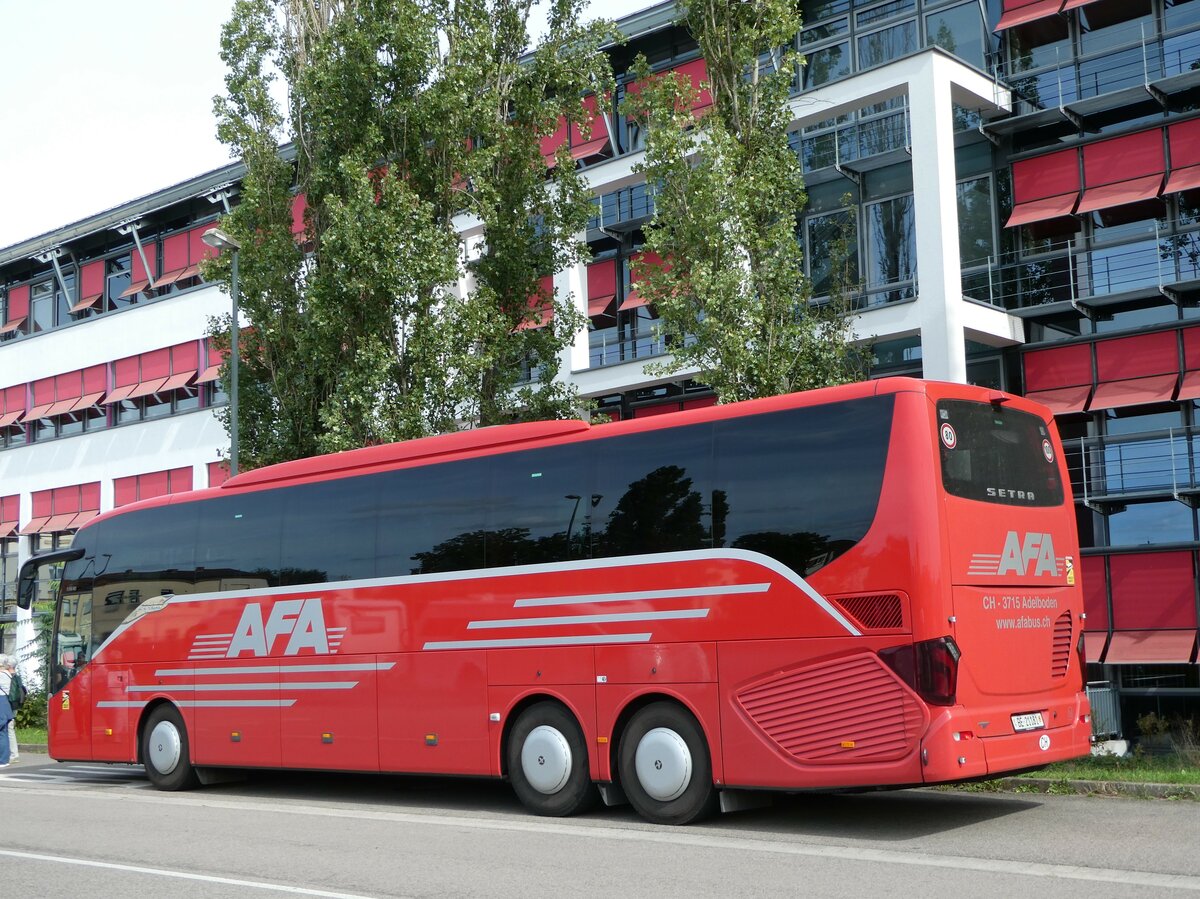 (254'746) - Aus der Schweiz: AFA Adelboden - Nr. 16/BE 21'181 - Setra am 3. September 2023 in Wittenberg, Parkplatz