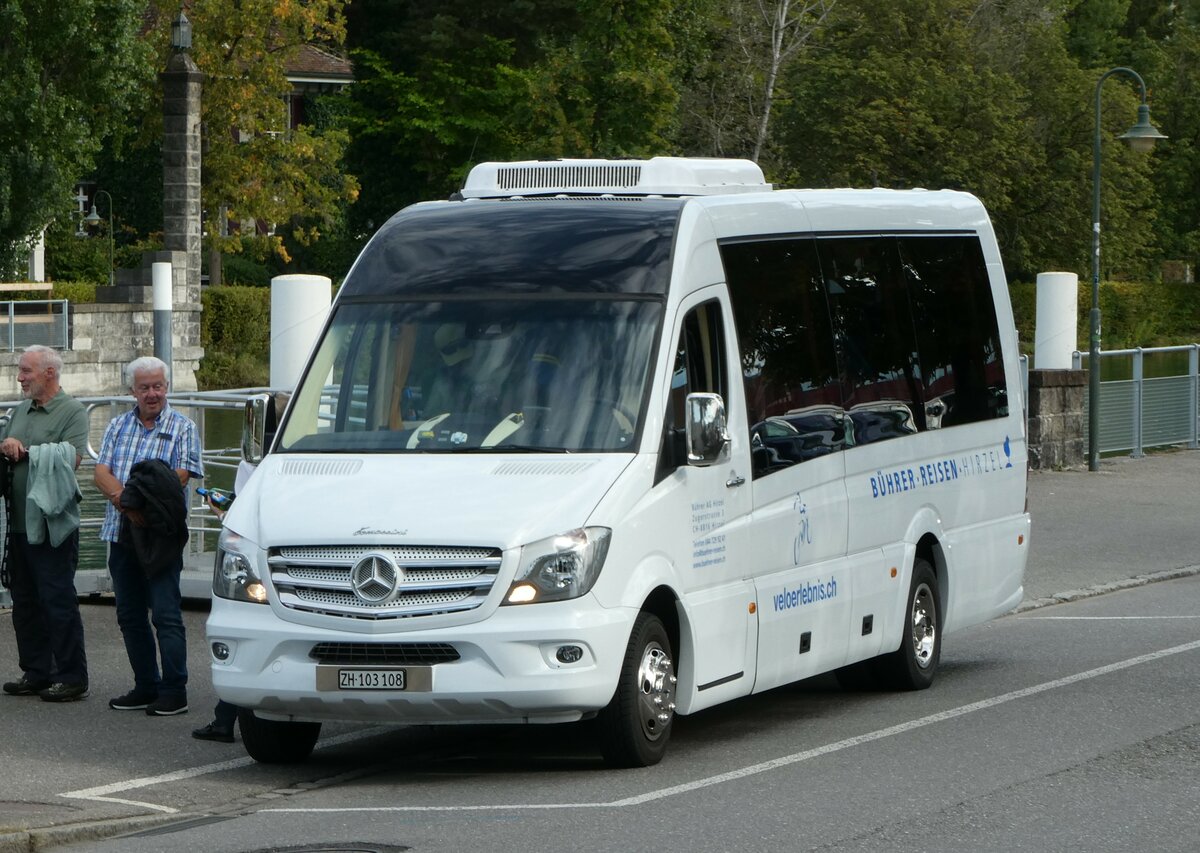 (255'456) - Bhrer, Hirzel - ZH 103'108 - Mercedes am 20. September 2023 bei der Schifflndte Thun