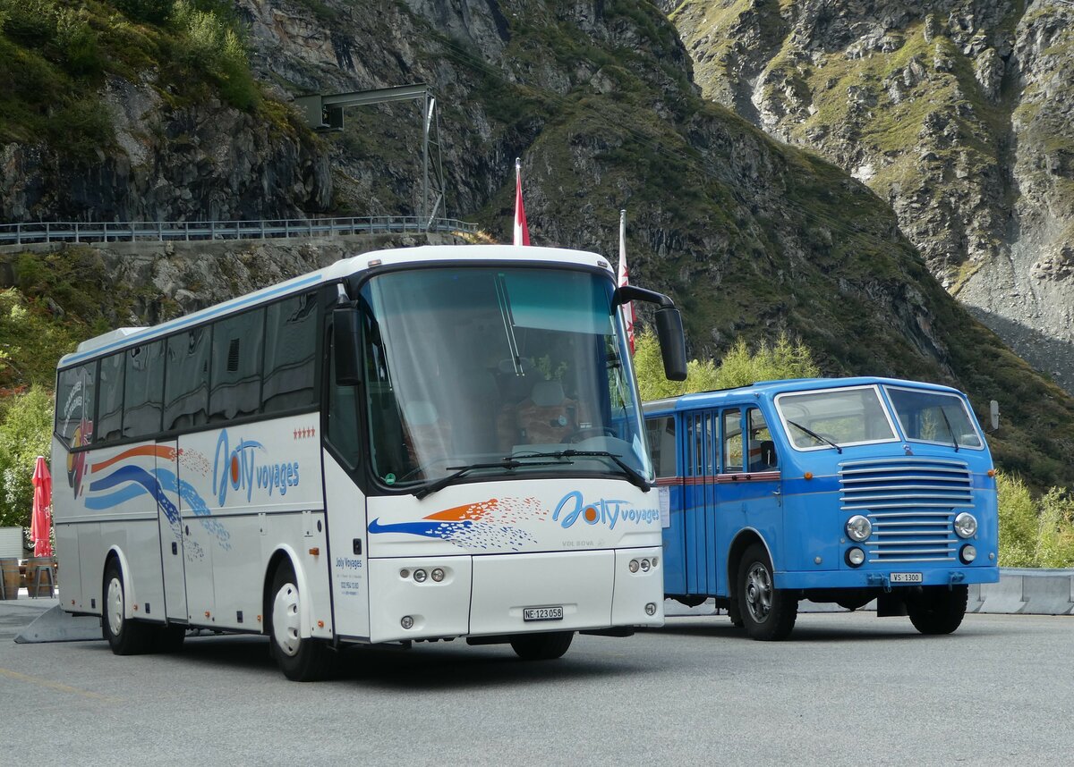 (255'515) - Joly Voyages, Les Breuleux - NE 123'058 - Bova am 23. September 2023 in Dixence, Le Chargeur