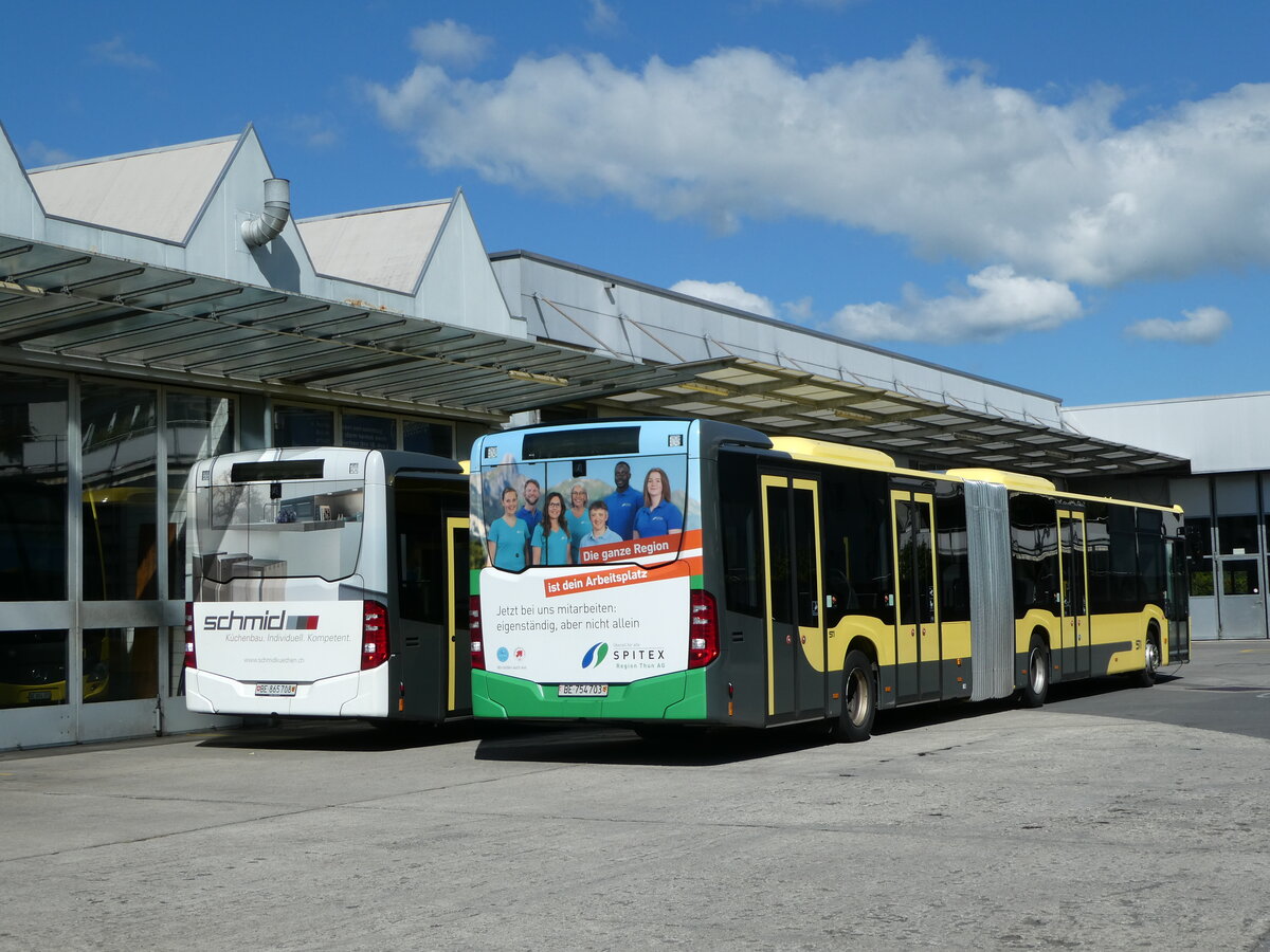 (255'535) - STI Thun - Nr. 703/BE 754'703 - Mercedes am 24. September 2023 in Thun, Garage