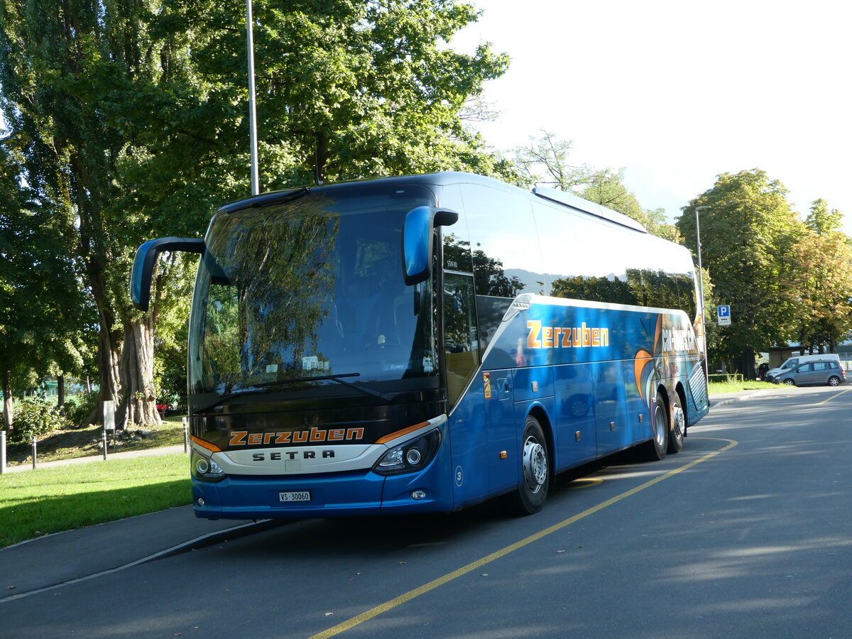 (255'631) - Zerzuben, Visp-Eyholz - Nr. 3/VS 30'060 - Setra am 27. September 2023 in Thun, Lachen