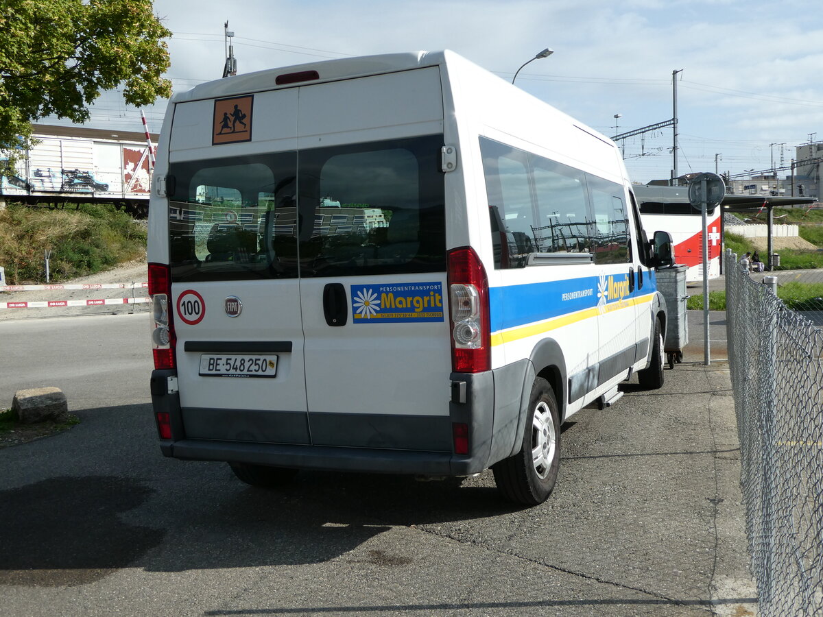 (255'709) - Margrit, Tschugg - BE 548'250 - Fiat am 30. September 2023 in Biel, Car Terminal