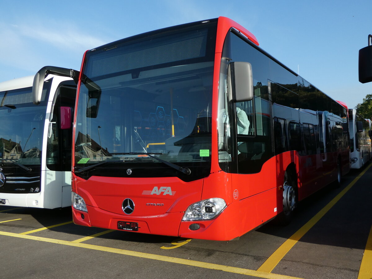 (255'987) - AFA Adelboden - Nr. 90 - Mercedes am 7. Oktober 2023 in Winterthur, Daimler Buses