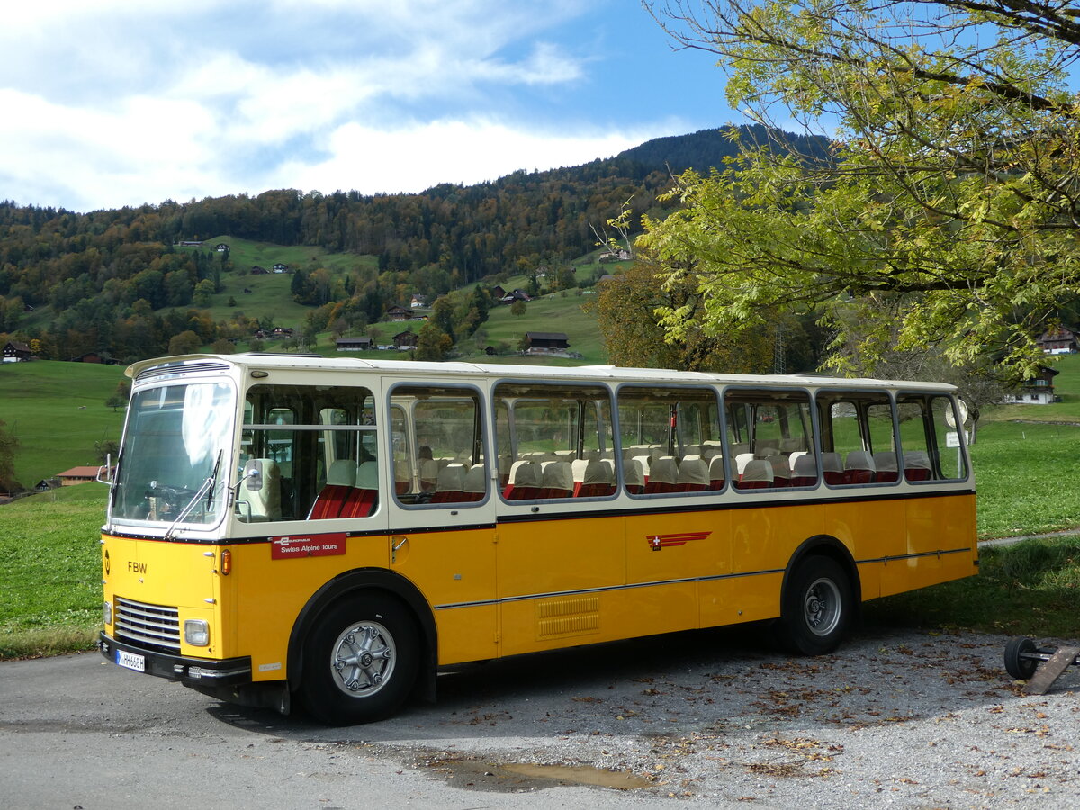 (256'496) - Aus Deutschland: Hahn, Mnchen - M-HH 668H - FBW/FHS (ex Michels, Schmallenberg; ex FRAM Drachten/NL Nr. 5; ex P 24'184) am 28. Oktober 2023 in Giswil, Grossteilstrasse