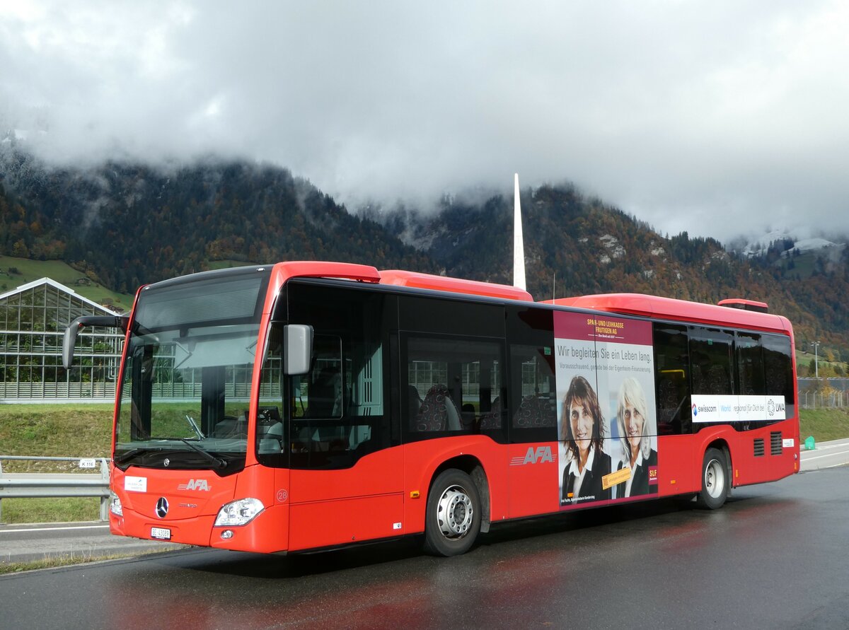 (256'659) - AFA Adelboden - Nr. 28/BE 43'089 - Mercedes am 3. November 2023 in Frutigen, Garage