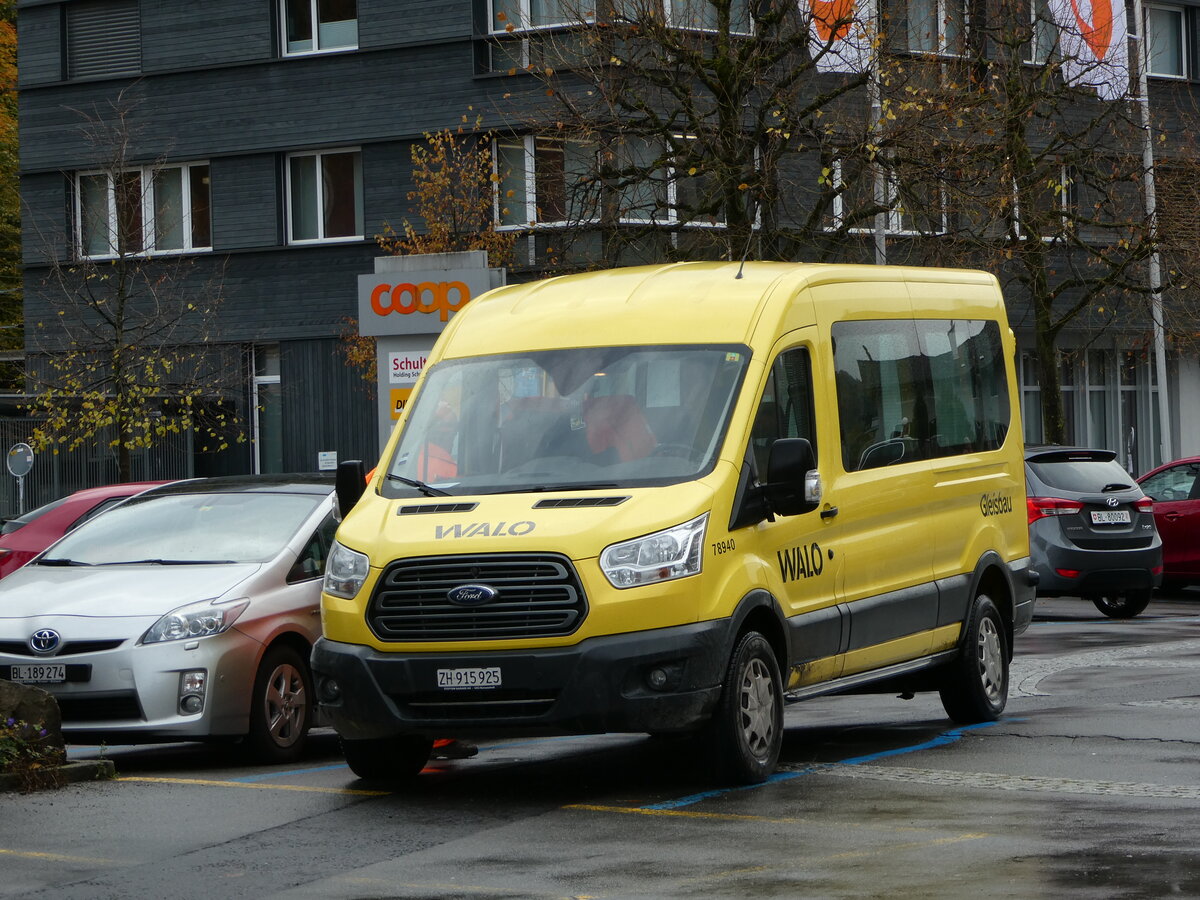 (256'846) - Walo Bertschinger, Dietikon - Nr. 78'940/ZH 915'825 - Ford am 10. November 2023 in Giswil, Coop