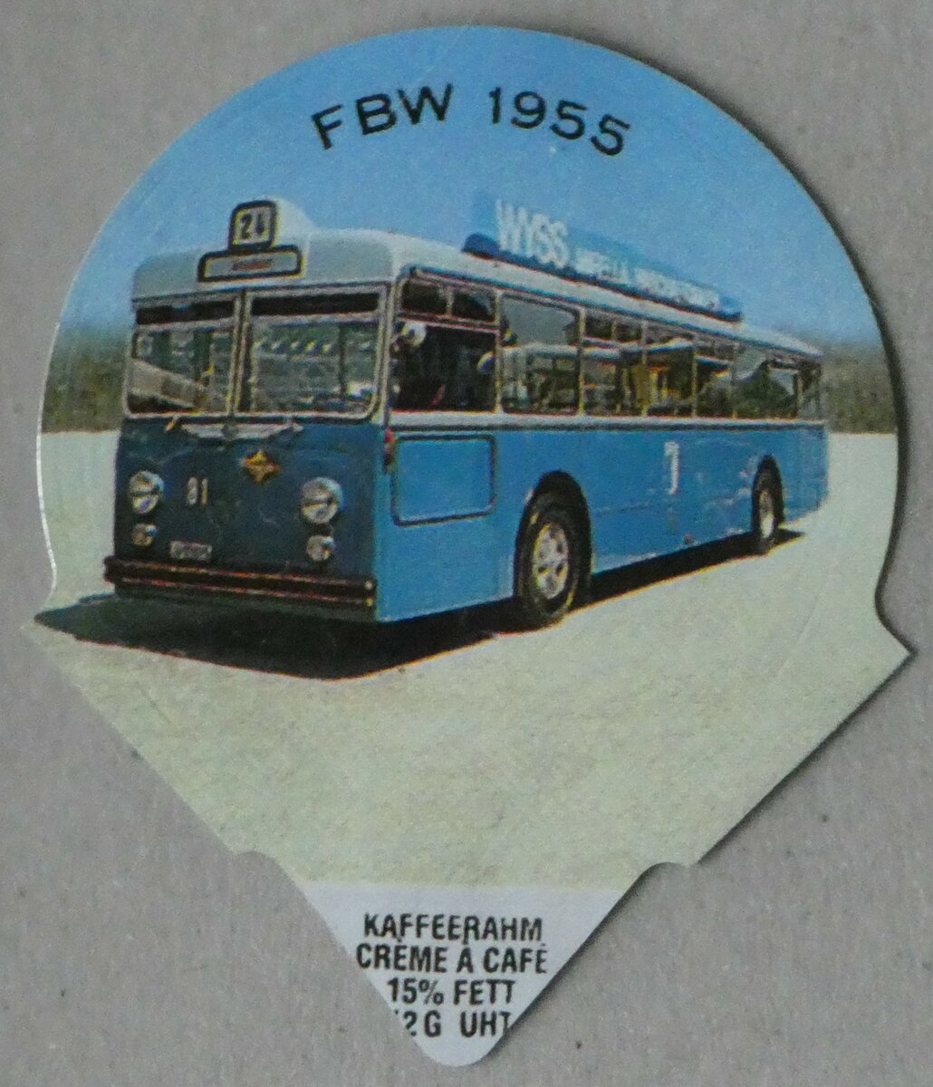 (256'977) - Kaffeerahm - FBW 1955 - am 12. November 2023 in Thun