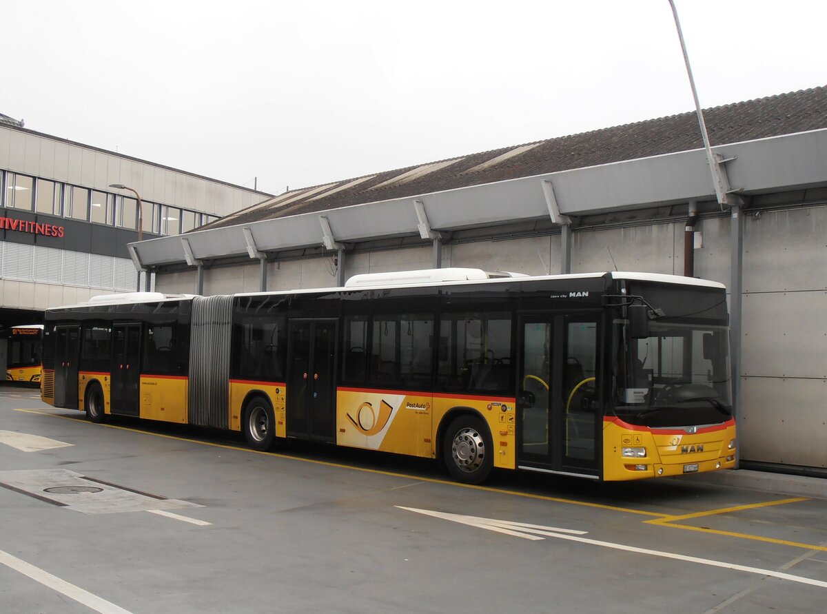 (257'474) - PostAuto Bern - Nr. 10'538/BE 827'669/PID 10'538 - MAN (ex Nr. 669) am 9. Dezember 2023 in Bern, Postautostation