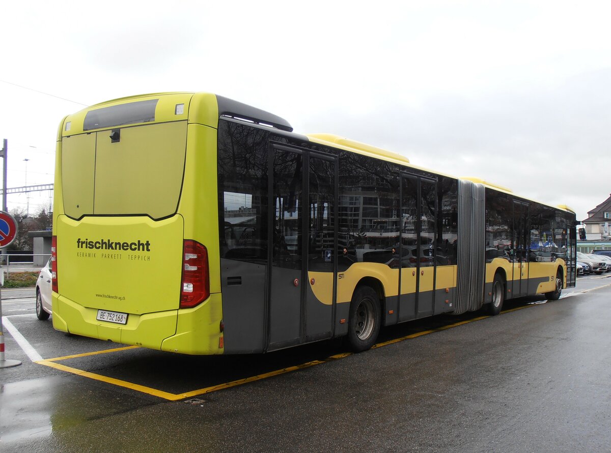 (257'619) - STI Thun - Nr. 168/BE 752'168 - Mercedes am 14. Dezember 2023 in Thun, CarTerminal