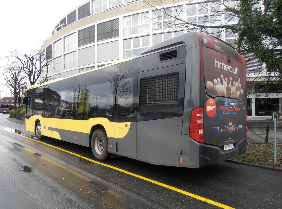 (257'630) - STI Thun - Nr. 179/BE 752'179 - Mercedes am 14. Dezember 2023 bei der Schifflndte Thun