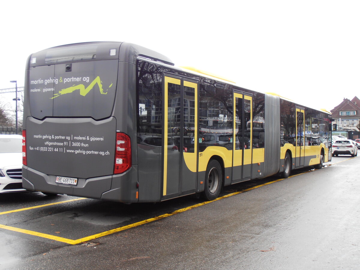 (257'799) - STI Thun - Nr. 468/BE 468'711 - Mercedes am 22. Dezember 2023 in Thun, CarTerminal