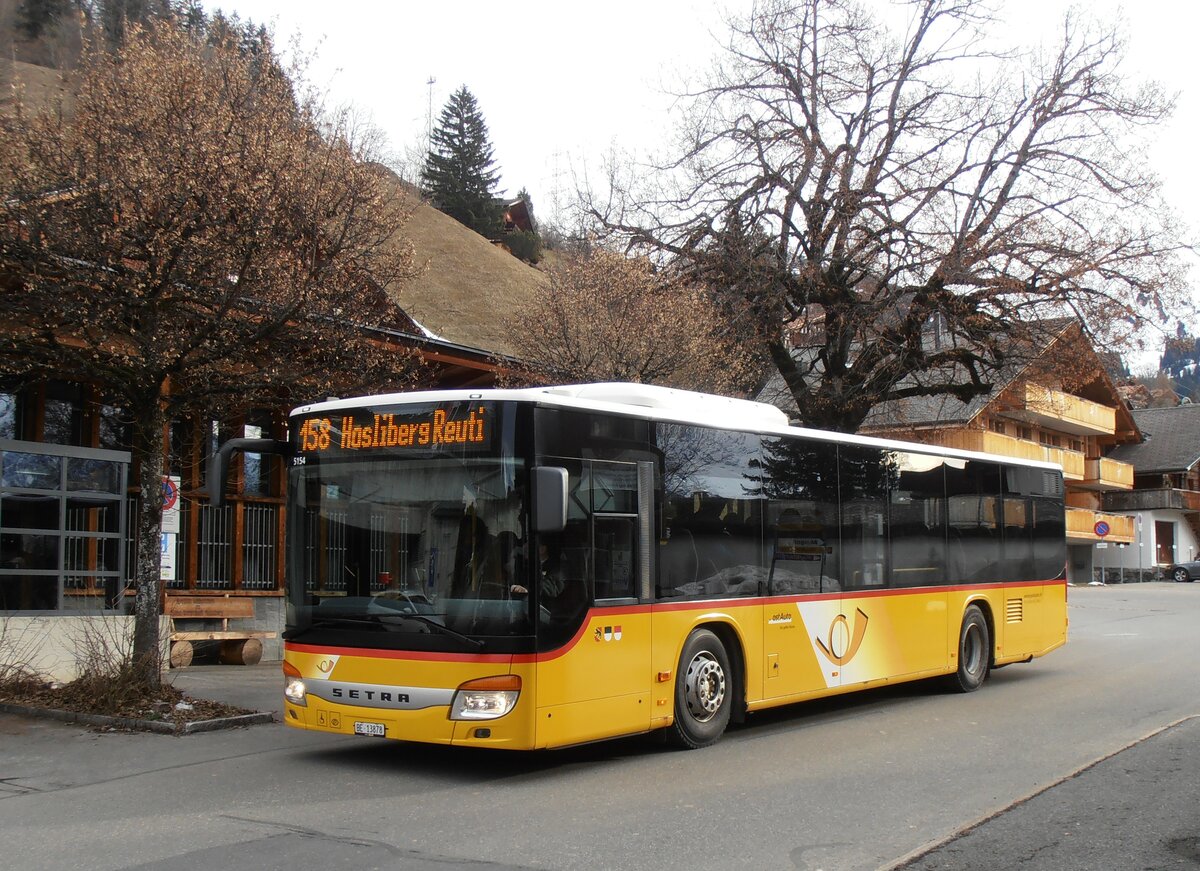 (257'959) - Flck, Brienz - Nr. 0/BE 13'878/PID 5154 - Setra am 28. Dezember 2023 in Wasserwendi-Hasliberg, Dorf