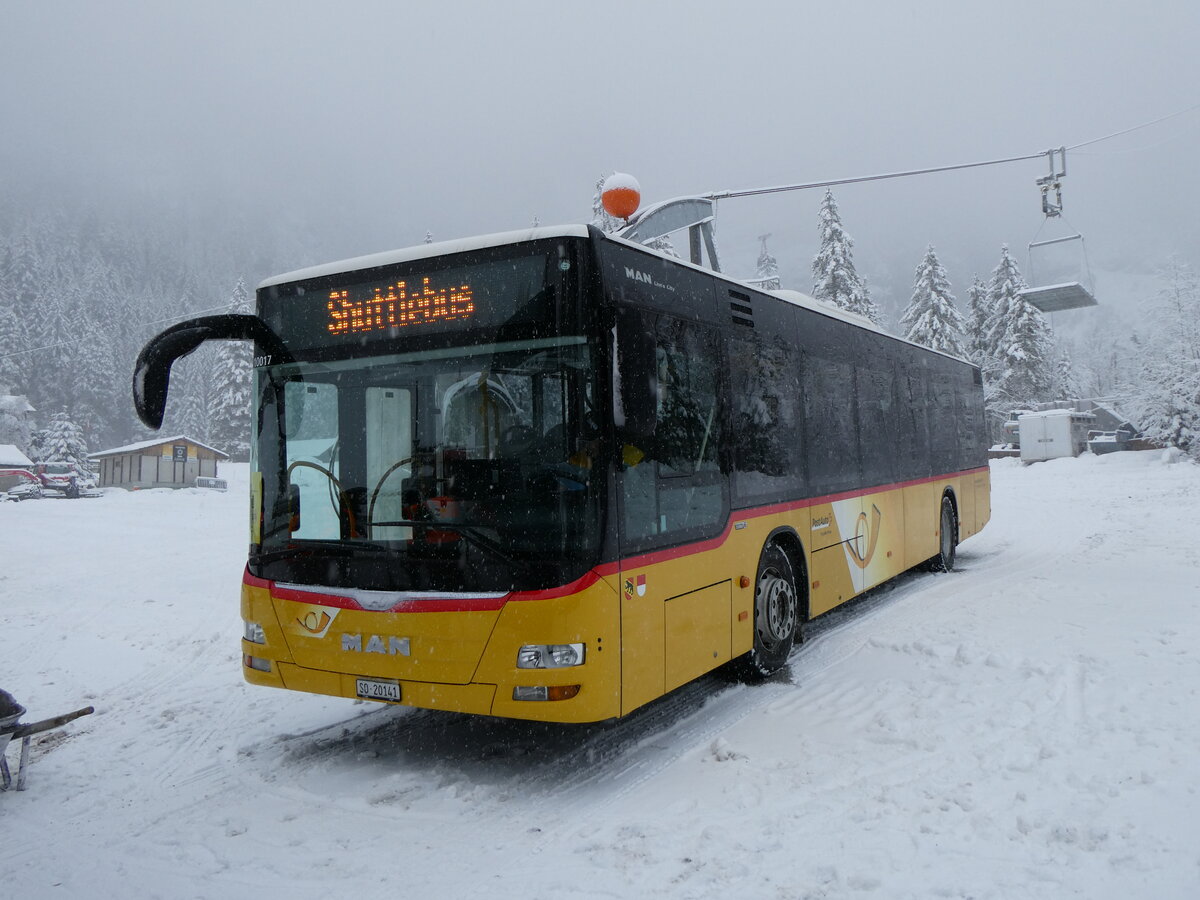 (258'259) - Steiner, Messen - SO 20'141/PID 10'017 - MAN am 6. Januar 2024 in Adelboden, Unter dem Birg