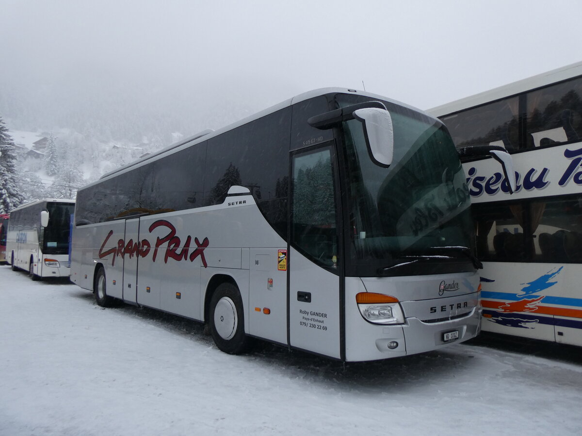 (258'412) - Gander, Chteau-d'Oex - VD 1012 - Setra am 6. Januar 2024 in Adelboden, ASB