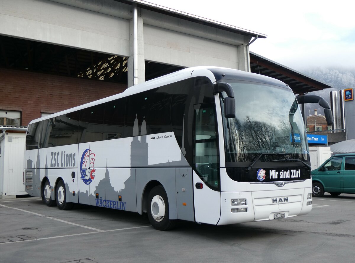 (258'739) - Wckerlin, Zrich - ZH 713'801 - MAN am 14. Januar 2024 in Thun, Grabengut