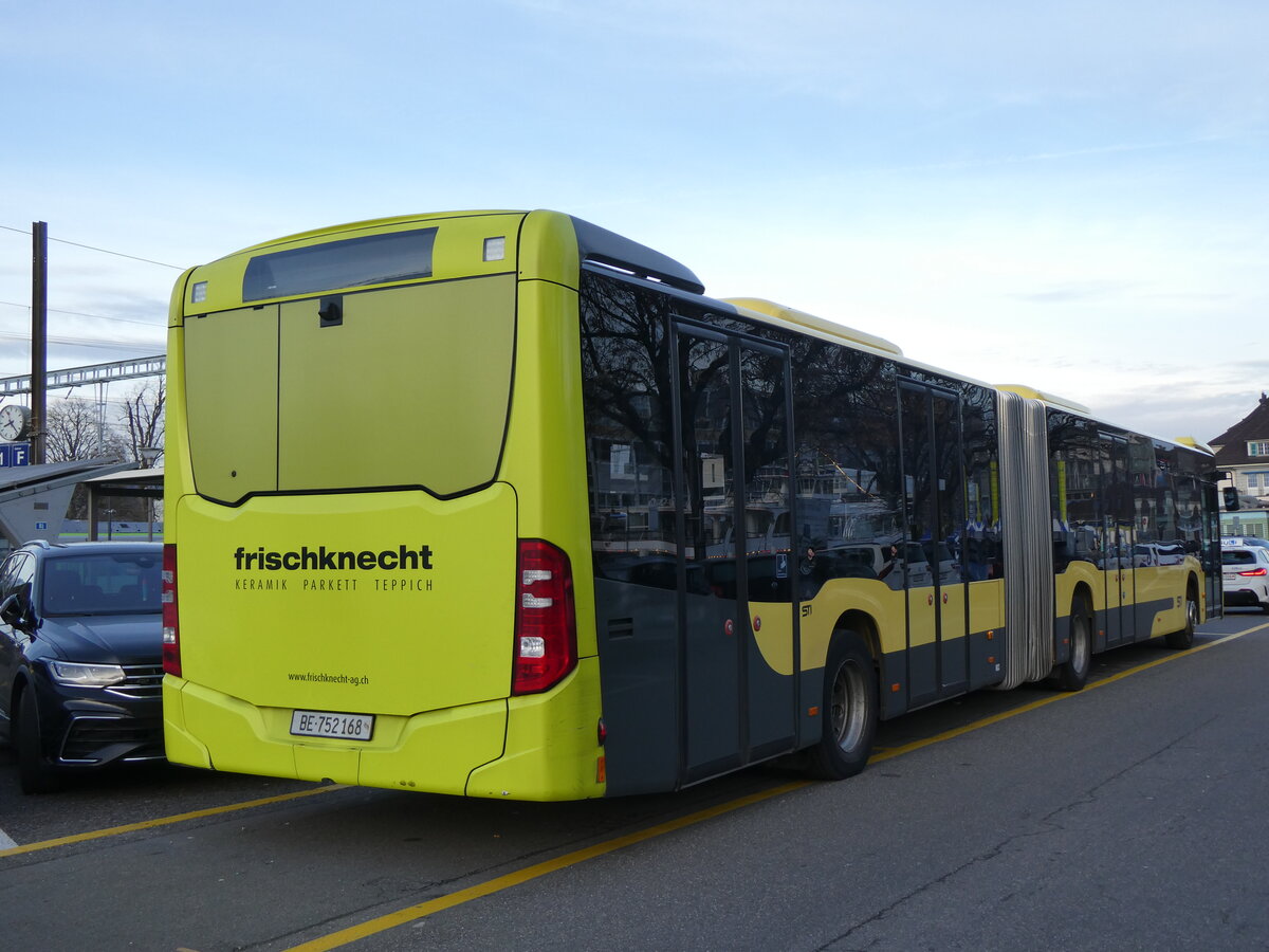 (258'999) - STI Thun - Nr. 168/BE 752'168 - Mercedes am 30. Januar 2024 in Thun, CarTerminal 